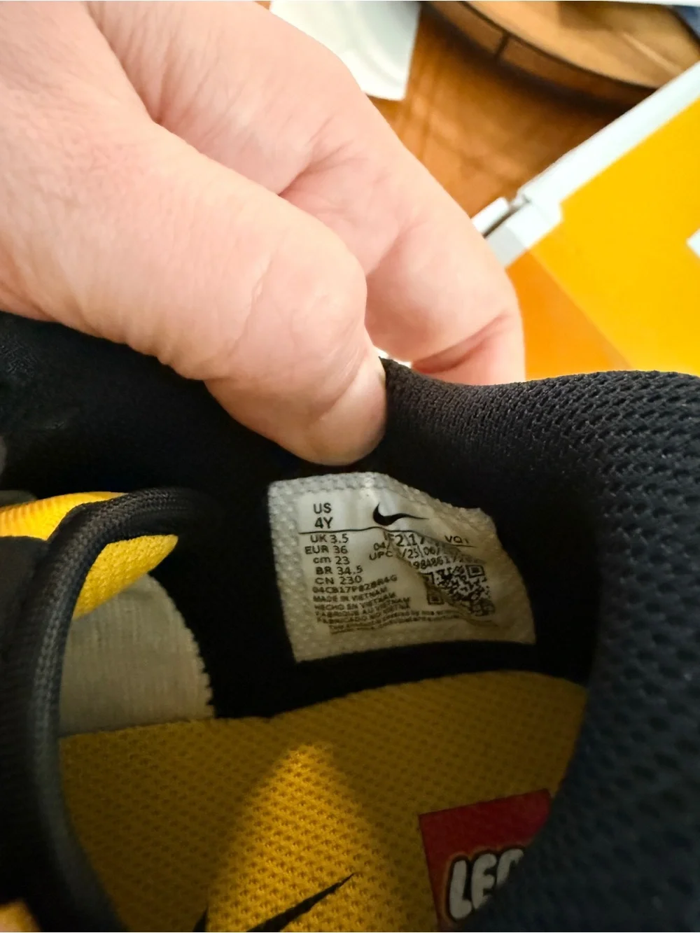 Nike bold yellow